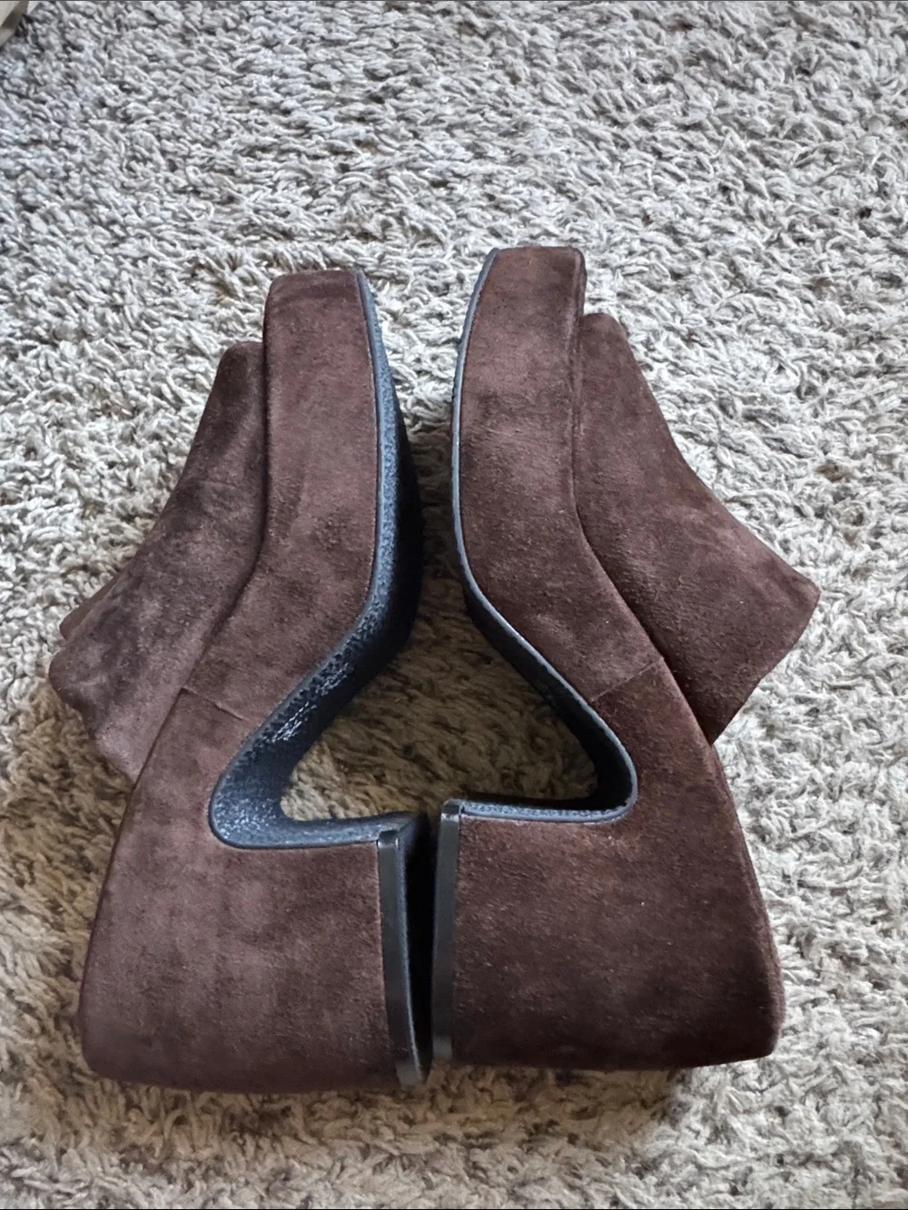 Steve Madden suede platform